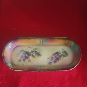 Vintage Porcelain Hand Painted Serving Tray